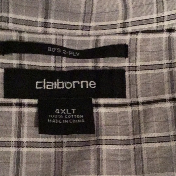 CLAIBORNE big & tall casual shirt - Picture 6 of 7
